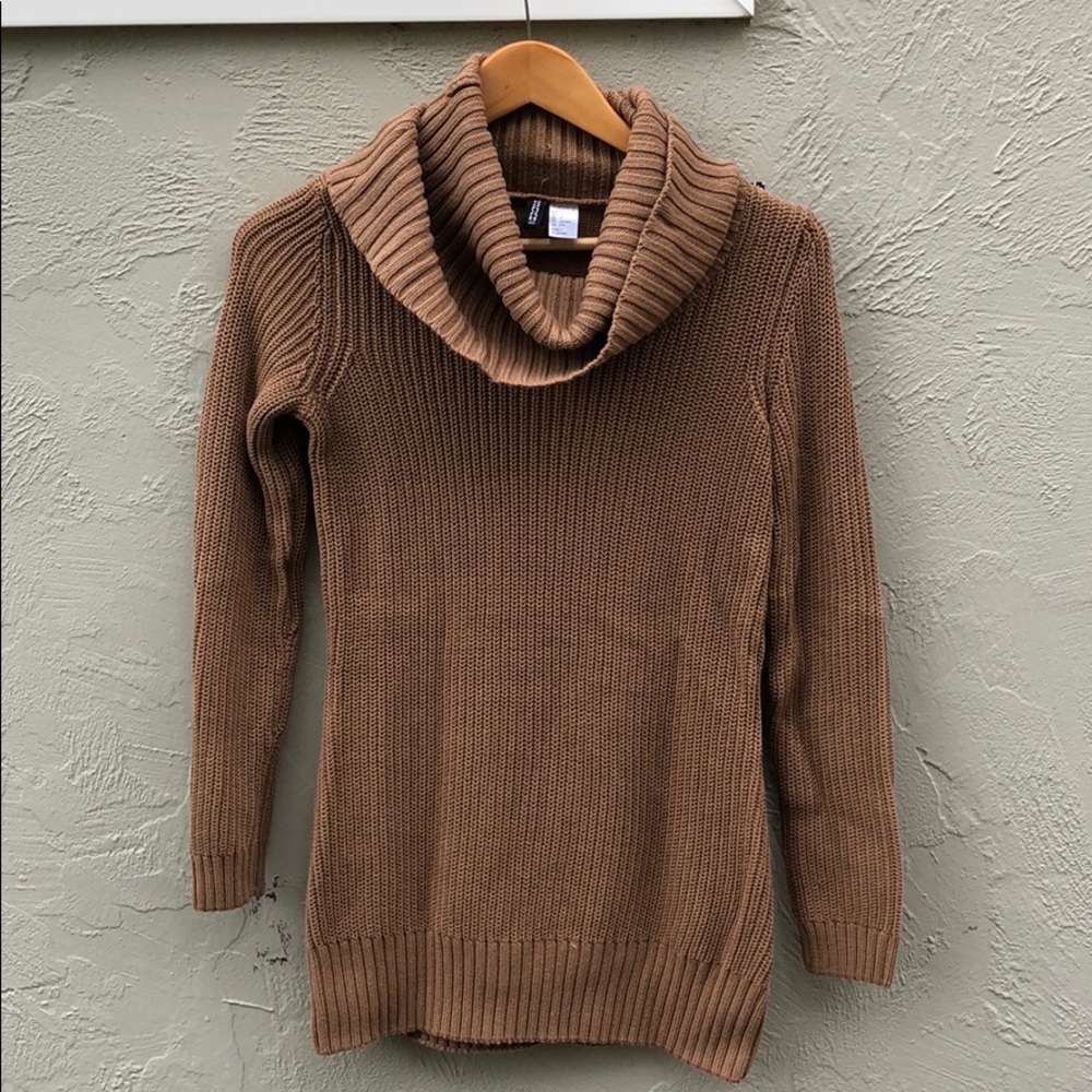 Cowl Neck Sweater Dress